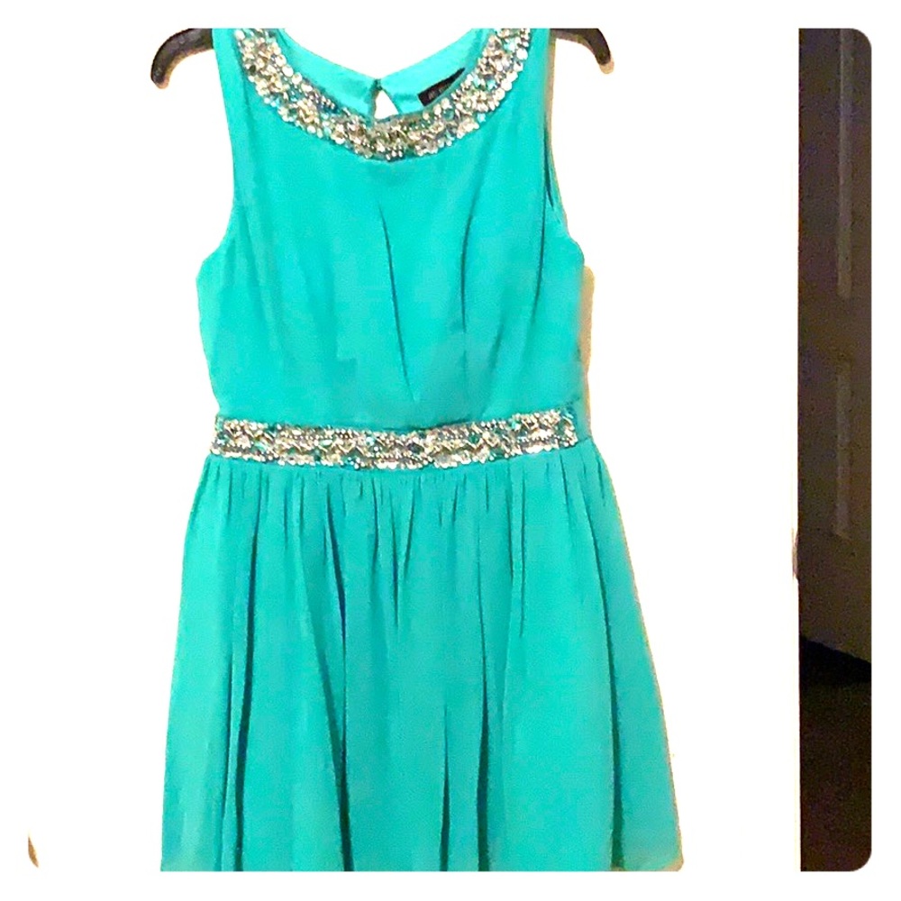 Mint Colored Party Dress